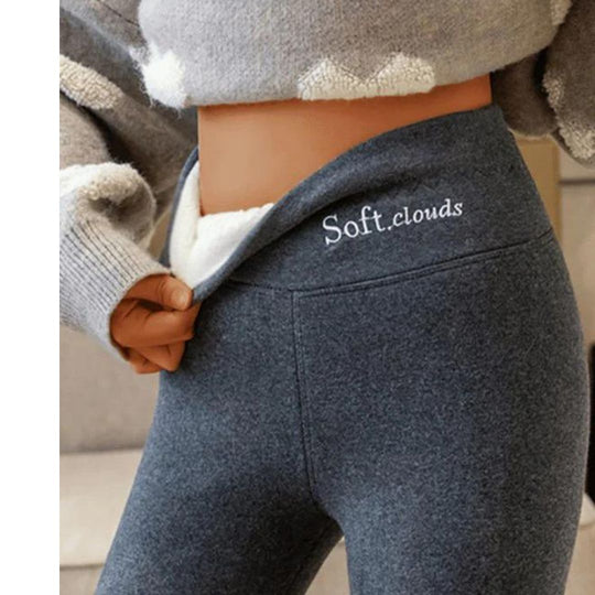 Isabella Varmtåtsittande Leggings | Högmidjade Leggings med Elastisk Midja
