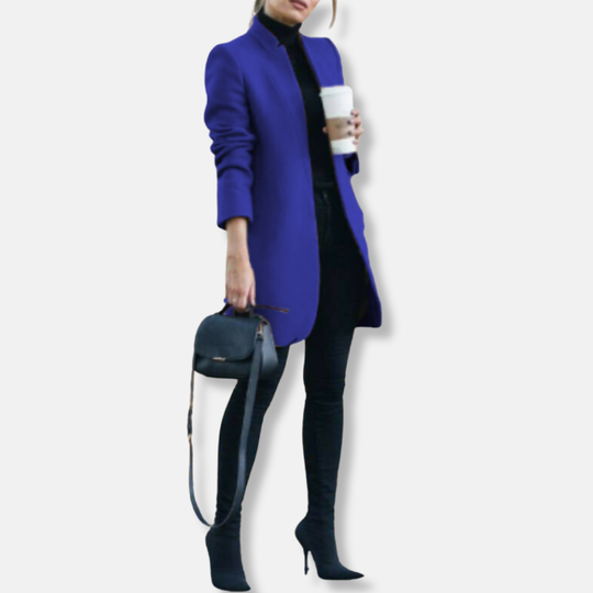 Amanda Rak Kappa | Minimalistisk Knälång Kappa