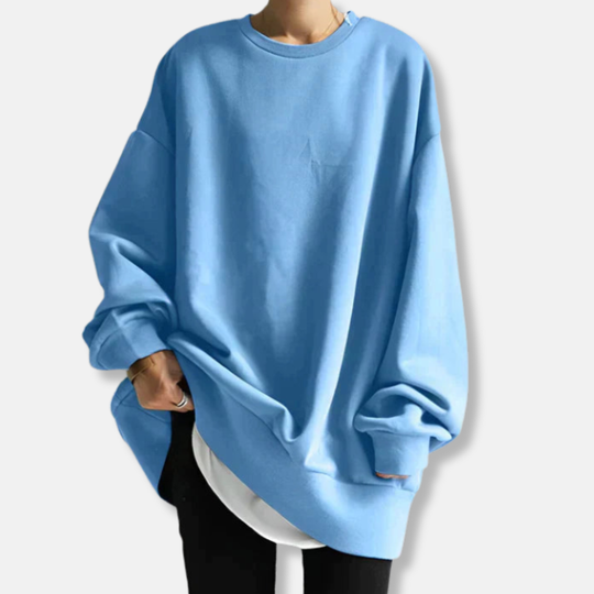 Astrid Oversized-Sweatshirt | Rundhalsad Långärmad Sweatshirt