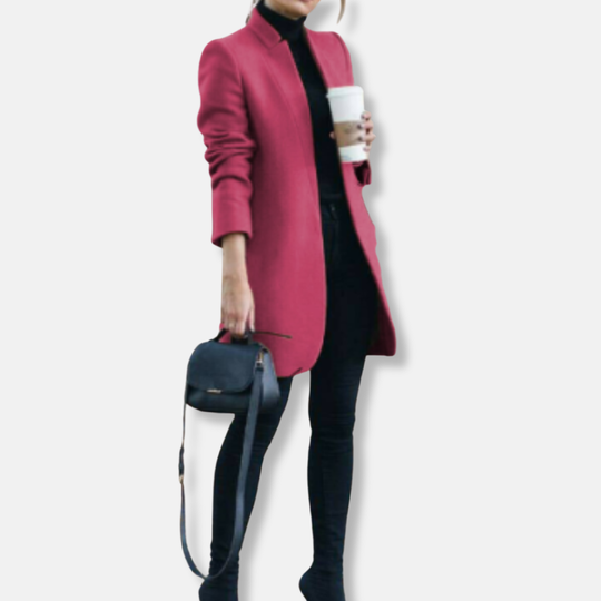 Amanda Rak Kappa | Minimalistisk Knälång Kappa