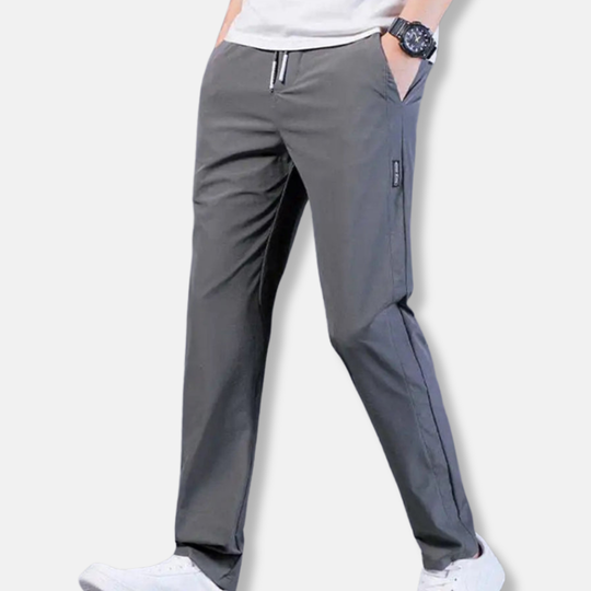 Arvid Fritidsbyxor | Elastisk Midja Herrbyxa