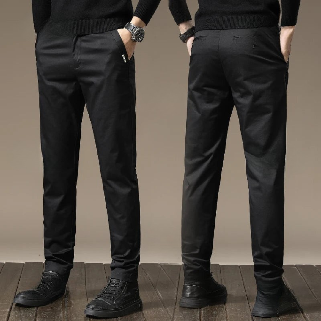 Chinos Herr med Rak Passform för Herrar