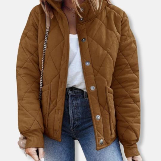 Elisabeth Vadderad Jacka | Varmt Foder Jacka