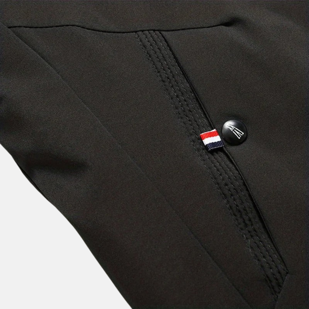 Oliver Höftlång Jacka med Huva | Enfärgad Med Huvud och Fickor Hooded Jacket