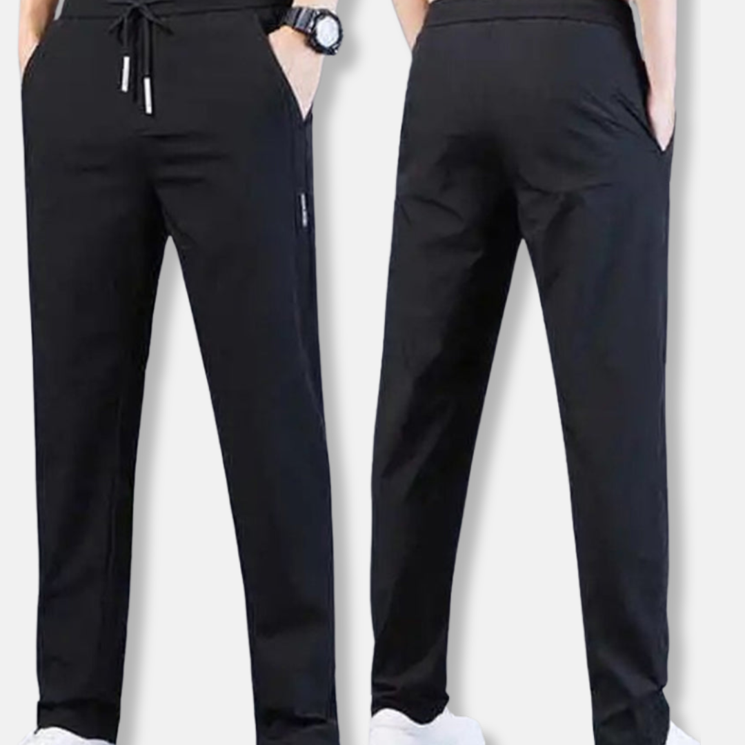 Arvid Fritidsbyxor | Elastisk Midja Herrbyxa