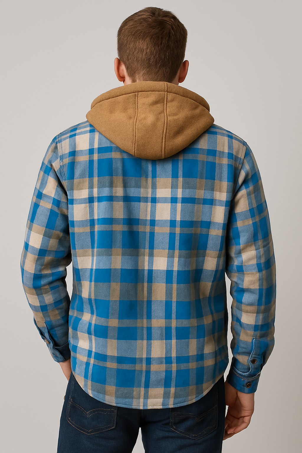 Flanelljacka för utomhusaktiviteter för Män