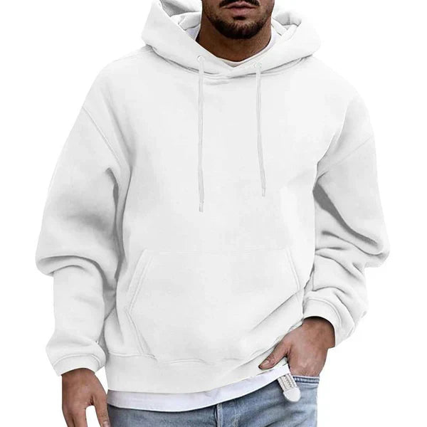 Hoodie med Känguruficka för Män