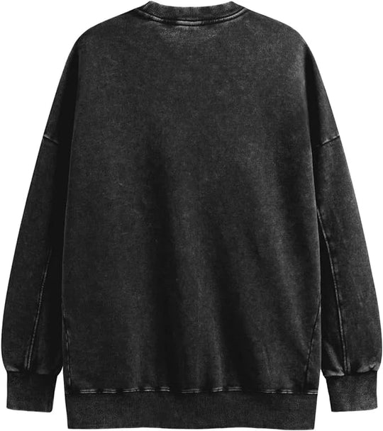 Långärmad T-shirt Retro i Bomull för Herr