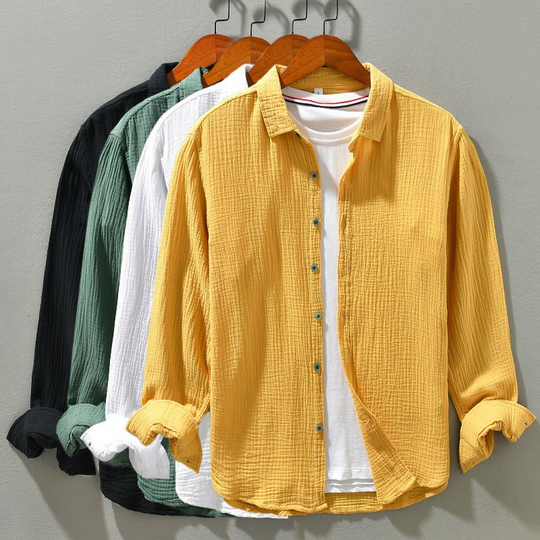 Lös Fritidsskjorta för Män