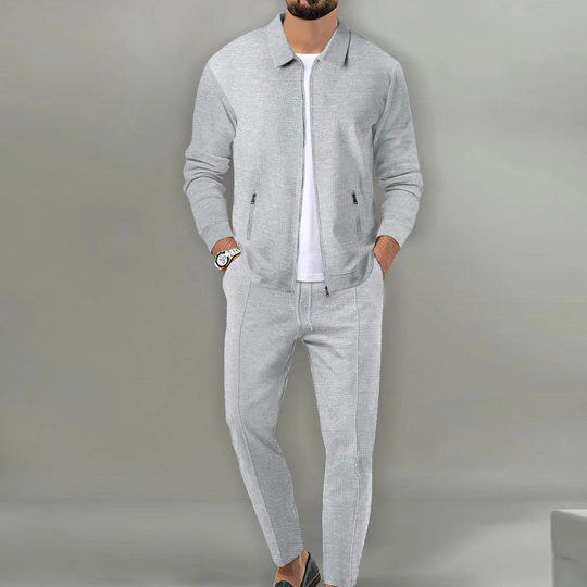 Slim Fit Casual Set för Män