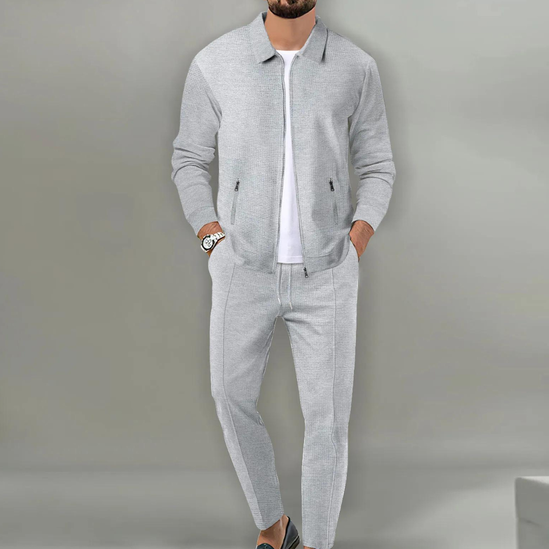 Slim Fit Casual Set för Män