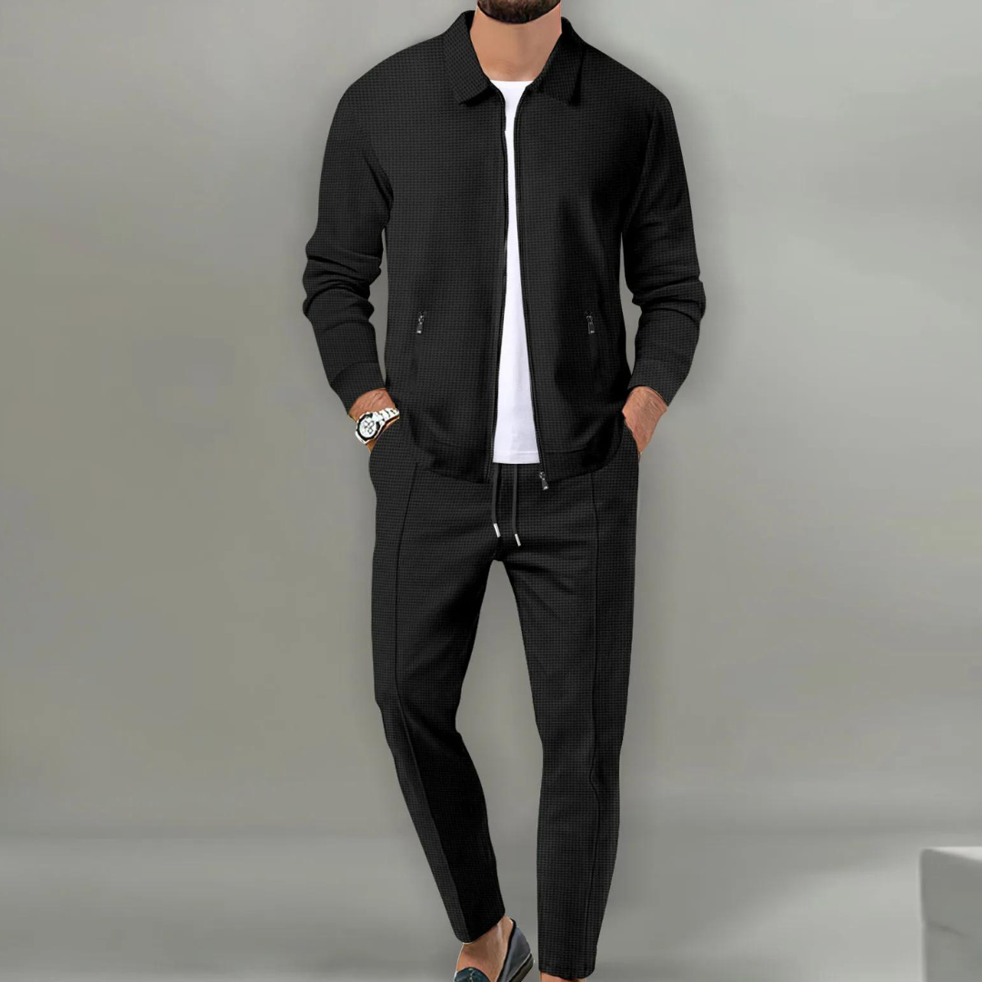 Slim Fit Casual Set för Män